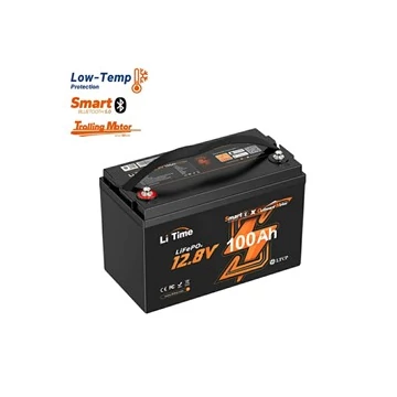 LiTime 12V 100Ah LiFePO4 TM Plus Smart Bluetooth  Horgász Trolling Akkumlátor 