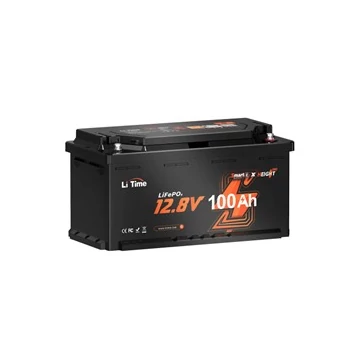 LiTime 12V 100Ah LiFePO4 Bluetooth Horgász akkumulátor