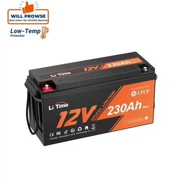 LiTime 12V 230Ah LiFePO4 Akkumulátor Lakókocsi, Lakóautó akkumulátor 