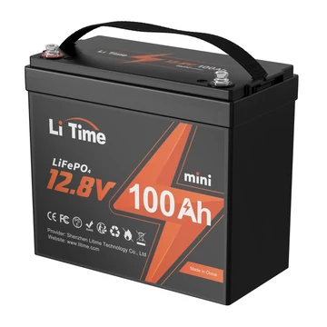 LiTime 12V 100Ah LiFePO4 MINI Horgász akkumulátor