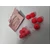 Harcsás gumi gyöngy ütköző 13mm 5db/Csomag