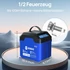 Kép 8/15 - DCHOUSE 12V 100Ah LiFePO4 Bluetooth TROLLING akku USB, DC töltőkkel